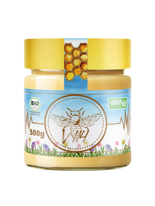 Bio Blütenhonig – 500g reiner Honig aus ökologischem Anbau